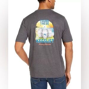 Tommy Bahama Grey Charcoal Found on Kegslist Graphic T-Shirt Size XXXL